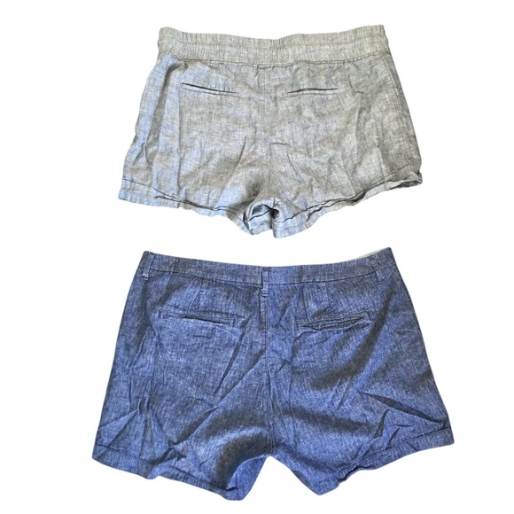 Lot of 2 size 16 Linen Shorts Athleta Cabo, Old Navy Everyday Short - Picture 5 of 16